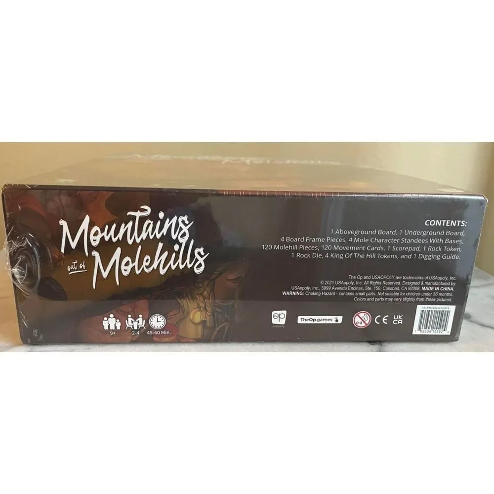 OP Games Mountains Out of Molehills Board Game